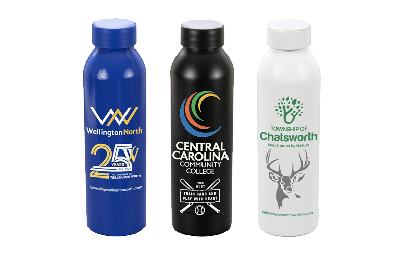 22 OZ Recycled Aluminum Bottle With Low - Prile Lid 22 OZ Recycled Aluminum Bottle With Low - Prile Lid